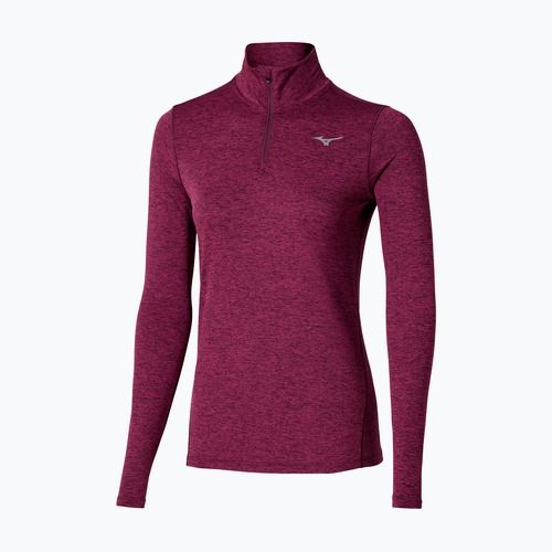 Moteriškas bėgimo džemperis Mizuno Core Impulse Half Zip Tee dark purple