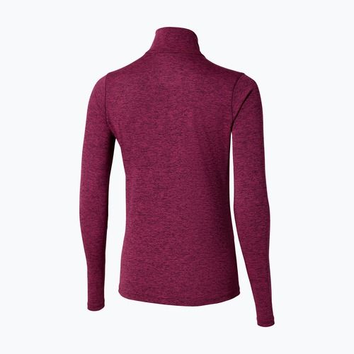Moteriškas bėgimo džemperis Mizuno Core Impulse Half Zip Tee dark purple