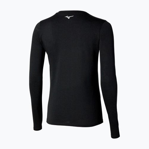 Moteriški bėgimo marškinėliai ilgomis rankovėmis Mizuno Core Impulse Tee black