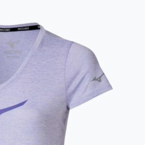 Moteriški bėgimo marškinėliai Mizuno Core Runbird Tee icelandic blue