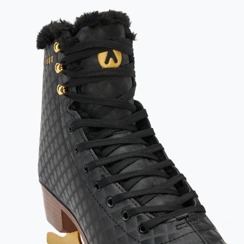 Moteriškos dailiojo čiuožimo pačiūžos ATTABO Lukso black