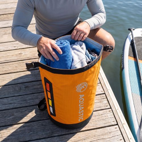 Neperšlampamas maišas AQUASTIC Dry Bag 20 l Nylon/TPU orange