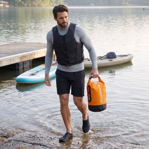 Neperšlampamas maišas AQUASTIC Dry Bag 8 l Nylon/TPU orange