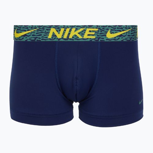 Vyriškos trumpikės Nike Dri-Fit Essential Micro Trunk 3 poros blu void/lgh crim/brht citron/evergrn aura/abst wb