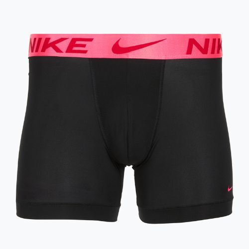 Vyriškos trumpikės Nike Dri-Fit Essential Micro Boxer Brief 3 poros black hyper pink/uni red/black high shine wb