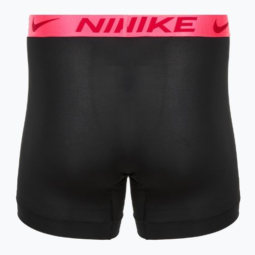 Vyriškos trumpikės Nike Dri-Fit Essential Micro Boxer Brief 3 poros black hyper pink/uni red/black high shine wb