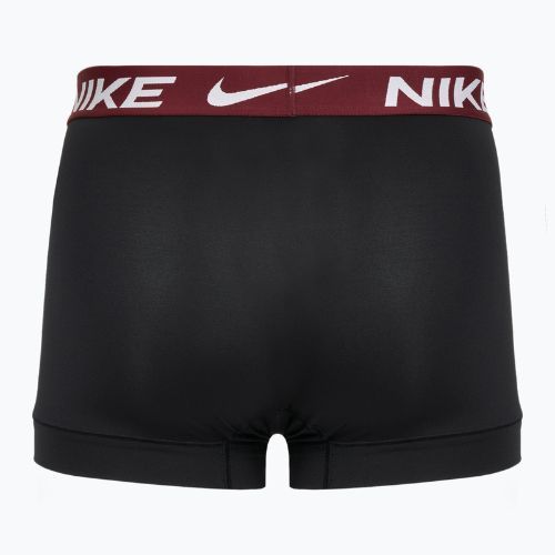 Vyriškos trumpikės Nike Dri-Fit Essential Micro Trunk 3 poros black university gold/deep night/dark team red wb