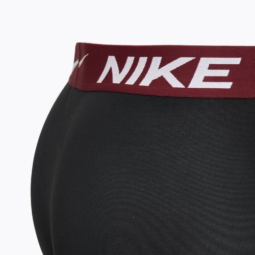 Vyriškos trumpikės Nike Dri-Fit Essential Micro Trunk 3 poros black university gold/deep night/dark team red wb