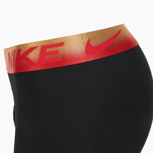 Vyriškos trumpikės Nike Dri-Fit Essential Micro Trunk 3 poros blk/uni red/blk/uni red metallic gradient wb