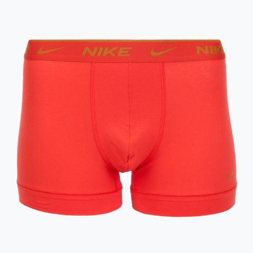 Vyriškos trumpikės Nike Everyday Cotton Stretch Trunk 3 poros light crimson/midnight navy/black