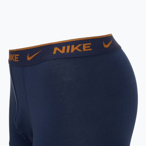 Vyriškos trumpikės Nike Everyday Cotton Stretch Trunk 3 poros light crimson/midnight navy/black