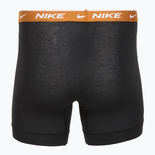Vyriškos trumpikės Nike Everyday Cotton Stretch 3 poros black light crimsn/desrt ochre/black waistband