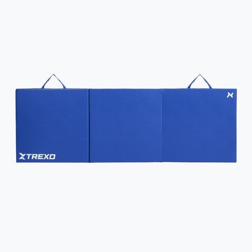 Gimnastikos kilimėlis TREXO sulankstomas 180 x 60 x 5 cm mėlynas