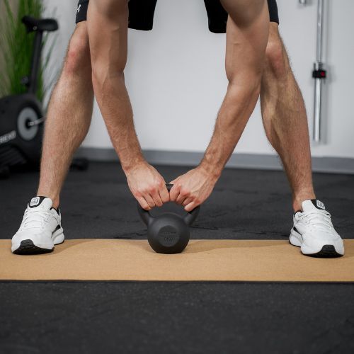 Ketaus Kettlebell TREXO 8kg juodas