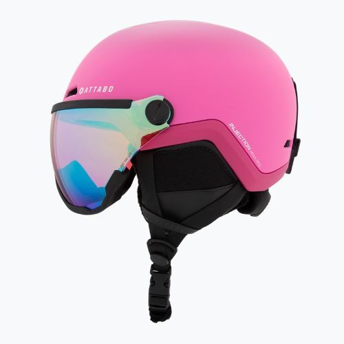 Vaikiškas slidinėjimo šalmas ATTABO Avens 2.0 Jr Visor pink