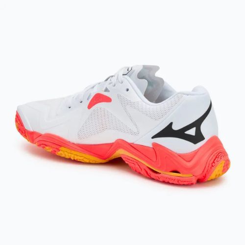 Tinklinio batai Mizuno Wave Lightning Z8 white/fiery coral 2/citrus