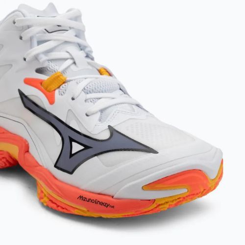 Tinklinio batai Mizuno Wave Lightning Z8 Mid white/fiery coral 2/citrus