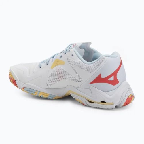 Moteriški tinklinio batai Mizuno Wave Lightning Z8 white/calypso coral/pale banan