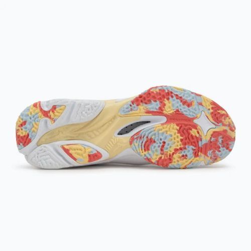 Moteriški tinklinio batai Mizuno Wave Lightning Z8 Mid white/calypso coral/pale banan