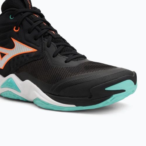 Tinklinio batai Mizuno Wave Momentum Elite Mid black/tangelo/ice green