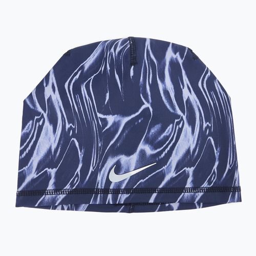 Kepurė Nike Dri-Fit Peak Uncuffed Beanie Printed blue void/silver