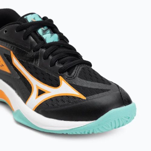 Vaikiški tinklinio batai Mizuno Lightning Star Z7 black/tangelo/ice green