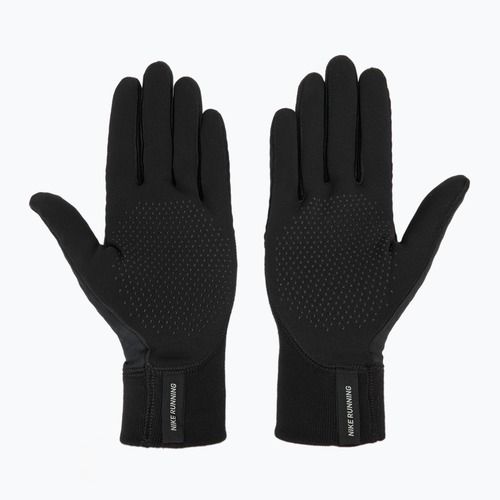 Vyriškos bėgimo pirštinės Nike Therma-Fit Pacer Sphere Midweight RG black/black/silver