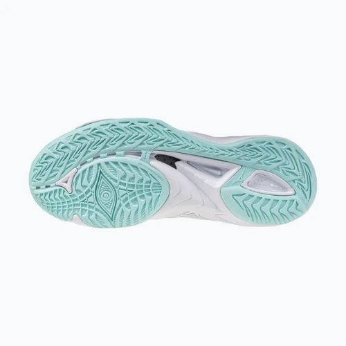 Moteriški batai rankiniam Mizuno Wave Mirage 5 white/blue tint