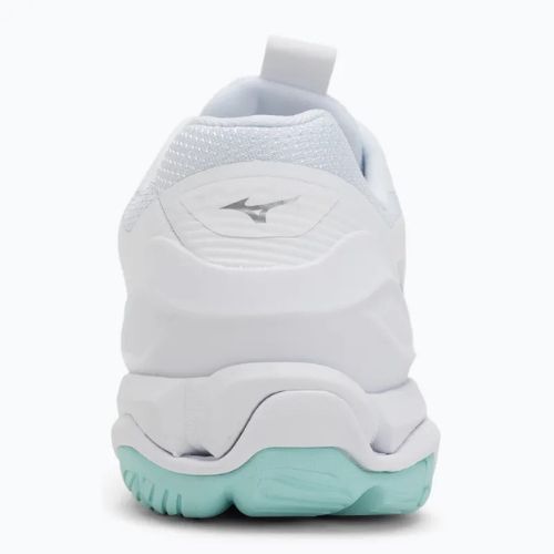 Moteriški batai rankiniam Mizuno Wave Stealth 6 white/blue tint