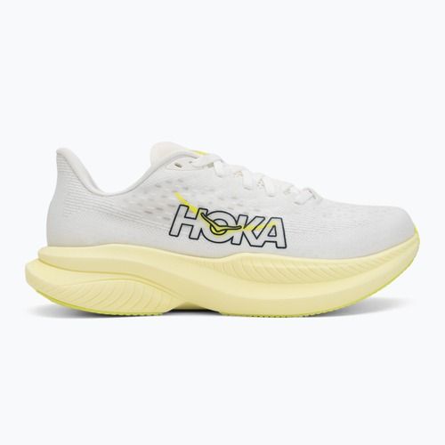 Moteriški bėgimo batai HOKA Mach 6 white/neon hoka citrus
