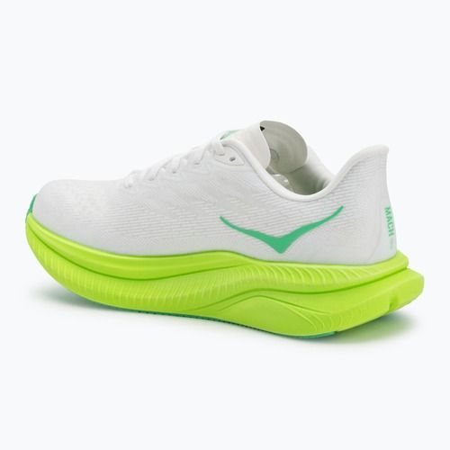 Vyriški bėgimo batai HOKA Mach 6 white/neon lime