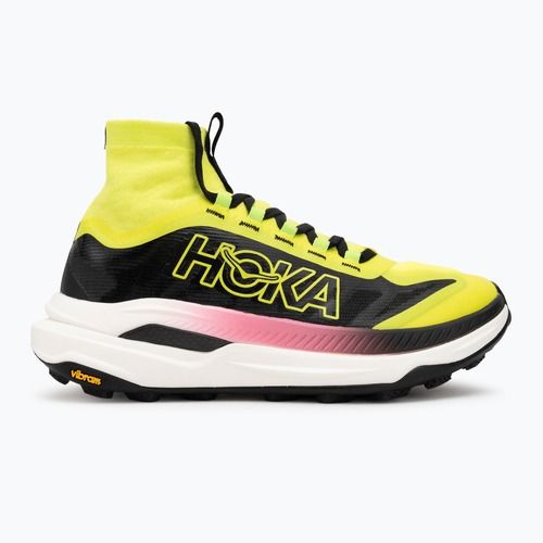 Moteriški bėgimo bateliai HOKA Tecton X 3 neon hoka citrus/juoda