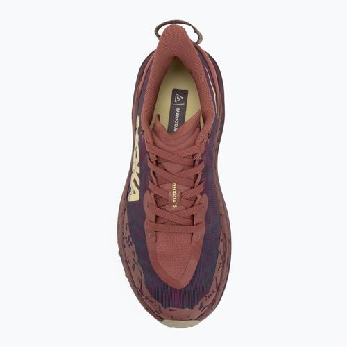 Moteriški bėgimo bateliai HOKA Speedgoat 6 rouge/black cherry