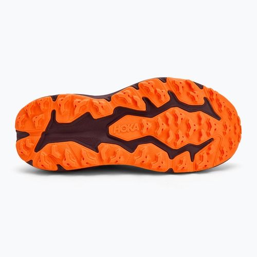 Vaikiški bėgimo bateliai HOKA Speedgoat 6 flower nectar/neon tangerine