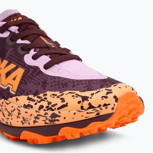 Vaikiški bėgimo bateliai HOKA Speedgoat 6 flower nectar/neon tangerine