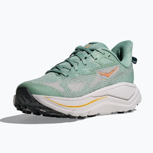 Moteriški bėgimo bateliai HOKA Challenger 8 jade/cosmic grey