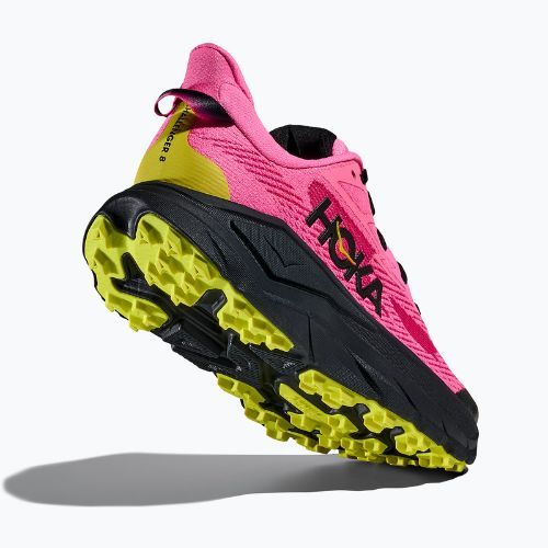 Moteriški bėgimo bateliai HOKA Challenger 8 neoninė rožinė/juoda