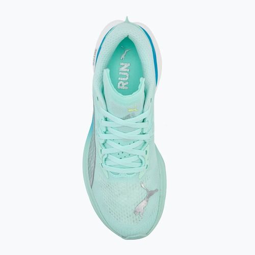 Moteriški bėgimo bateliai PUMA Deviate Nitro 3 mint melt/speed blue