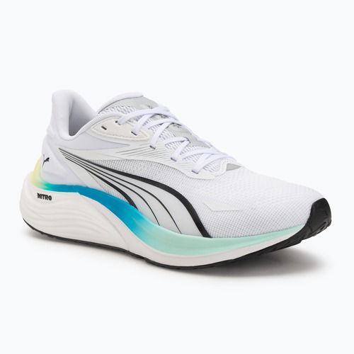 Vyriški bėgimo bateliai PUMA Electrify Nitro 4 puma white/mint melt/speed blue