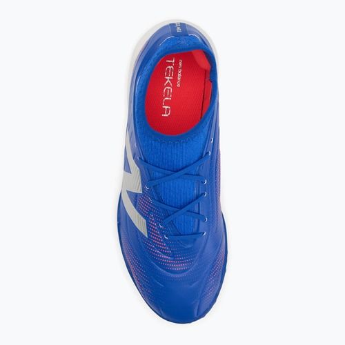 Vaikiški futbolo batai New Balance Tekela Team Low JR TF mėlyni