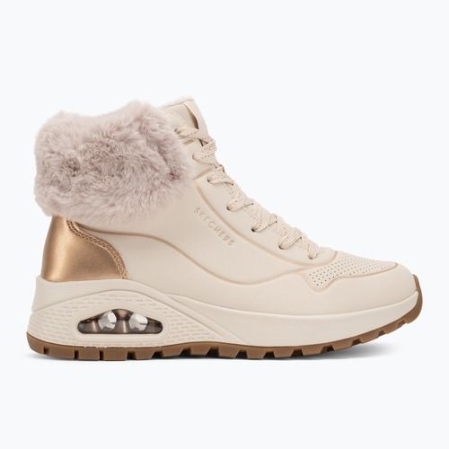 Moteriški batai SKECHERS Uno Rugged Fall Shimmer natūralūs/auksiniai