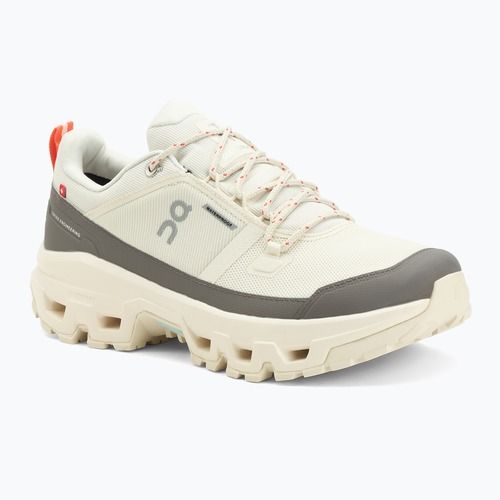 Vyriški turistiniai batai On Cloudrock Low Waterproof dramblio kaulo spalvos/dramblio kaulo