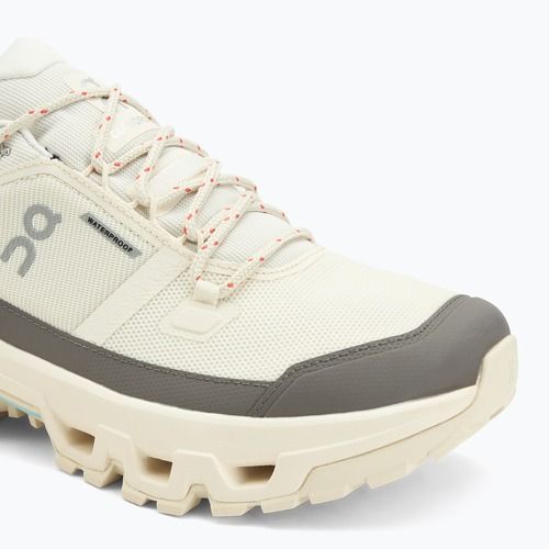 Vyriški turistiniai batai On Cloudrock Low Waterproof dramblio kaulo spalvos/dramblio kaulo