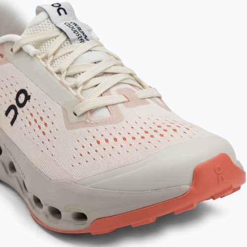 Moteriški bėgimo bateliai On Cloudsurfer Trail 2 ivory/salmon