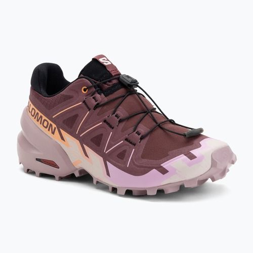 Moteriški bėgimo bateliai Salomon Speedcross 6 catawba grape/papaya/deauville mauve