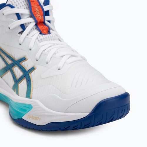 Vyriški tinklinio batai ASICS Sky Elite FF MT 3 balti/asics mėlyni