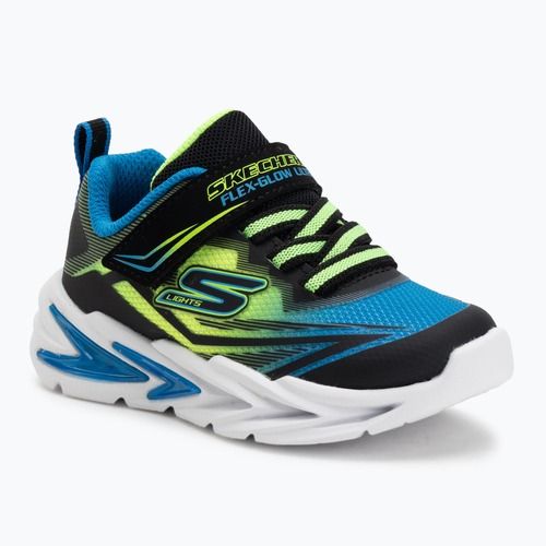 Vaikiški batai SKECHERS Flex-Glow Ultra juoda/mėlyna/žalia