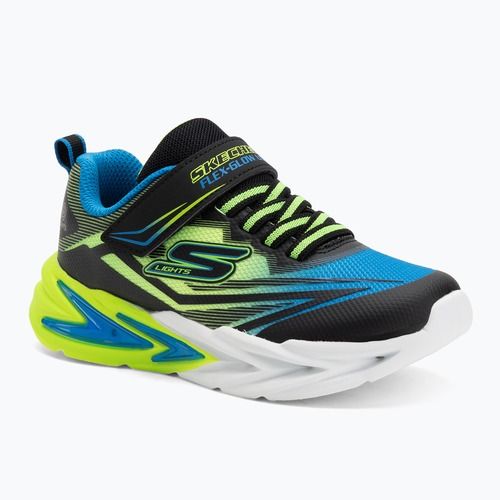 Vaikiški batai SKECHERS Flex-Glow Ultra juoda/mėlyna/žalia
