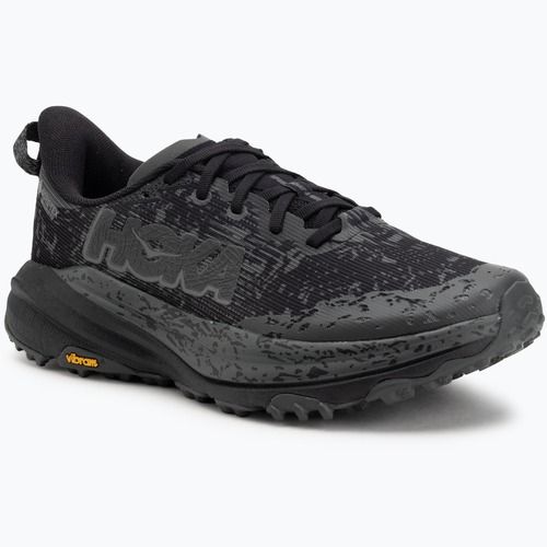 Moteriški bėgimo bateliai HOKA Speedgoat 6 GTX Wide juoda/alabastro spalvos