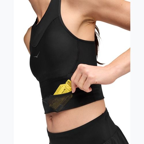 Sportinė liemenėlė HOKA Race Day juoda/juoda